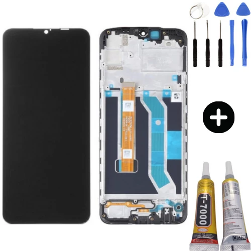 Realme 3i Uyumlu Çıtalı A Kalite Lcd Ekran Dokunmatik + Montaj Seti ürün görseli 1