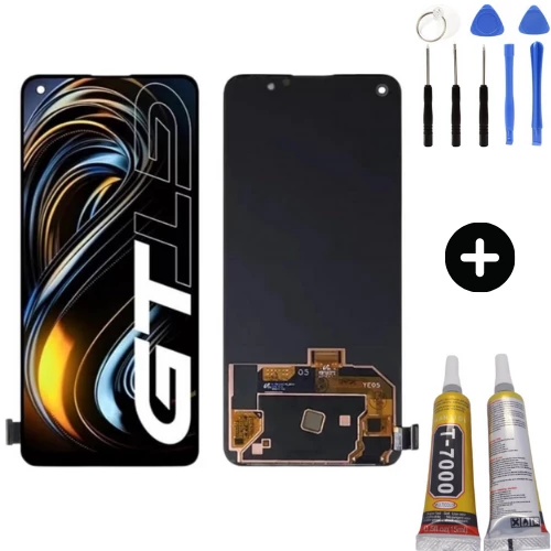 Realme GT 2 Uyumlu Servis Lcd Ekran Dokunmatik + Montaj Seti ürün görseli 1