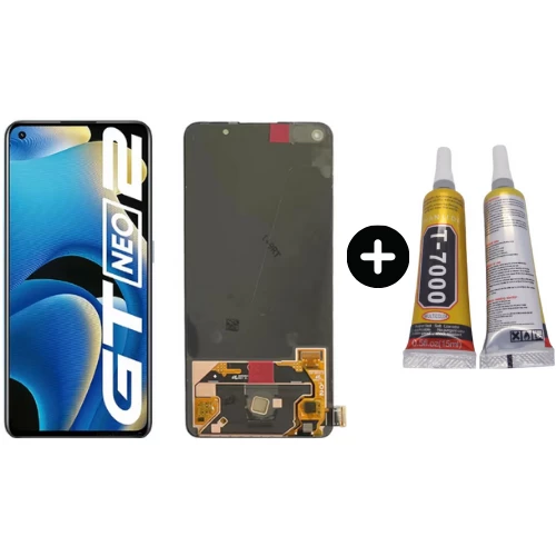 Realme GT Neo 2 Uyumlu HK Lcd Ekran Dokunmatik + B7000 ürün görseli 1