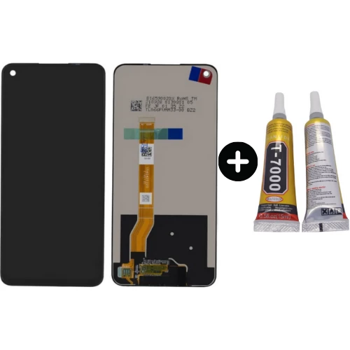 Realme 9i Uyumlu HK Lcd Ekran Dokunmatik + B7000 ürün görseli 1
