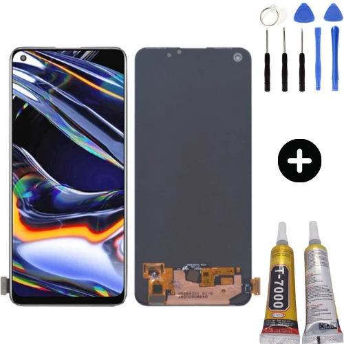 Realme 7 Pro Uyumlu A Kalite Lcd Ekran Dokunmatik + Montaj Seti ürün görseli 1
