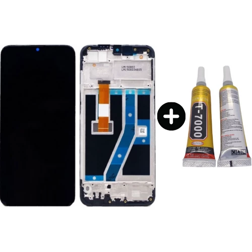 Realme C2 Uyumlu Çıtalı Lcd Ekran Dokunmatik + B7000 ürün görseli 1