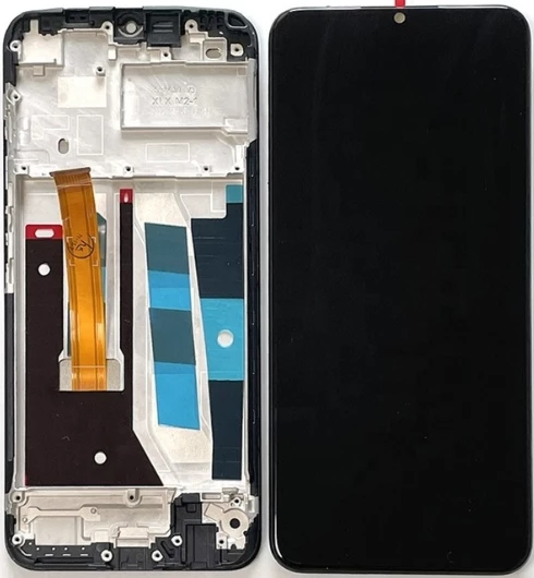 Realme C15 Uyumlu Çıtalı Servis Lcd Ekran Dokunmatik ürün görseli 1