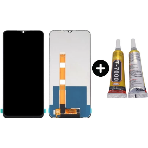 Realme C15 Uyumlu Servis Lcd Ekran Dokunmatik + B7000 ürün görseli 1