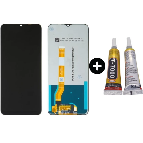 Realme C35 Uyumlu OLED Lcd Ekran Dokunmatik + B7000 ürün görseli 1