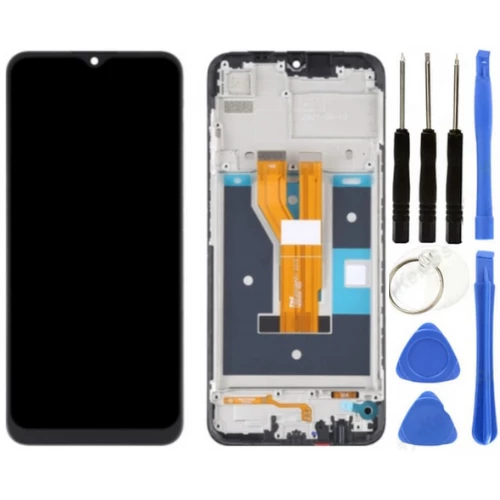 Realme C21 Uyumlu Çıtalı HK Lcd Ekran Dokunmatik + Tamir Seti ürün görseli 1