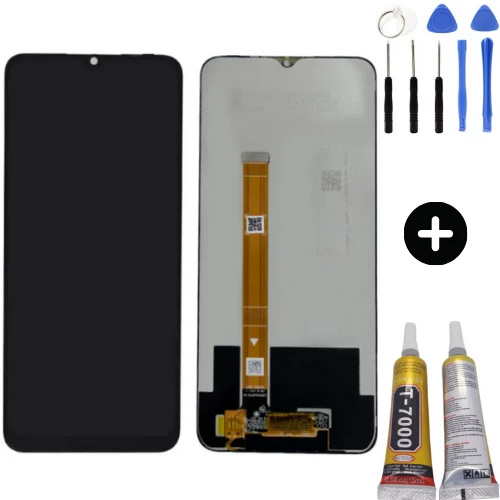 Realme C21y Uyumlu HK Lcd Ekran Dokunmatik + Montaj Seti ürün görseli 1