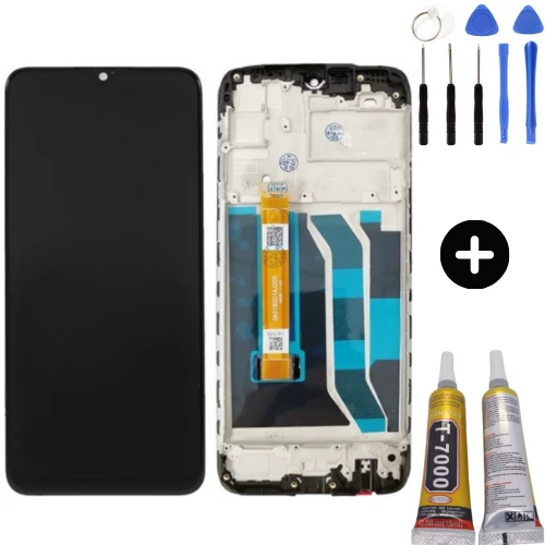 Realme C3 Uyumlu Çıtalı OLED Lcd Ekran Dokunmatik + Montaj Seti ürün görseli 1