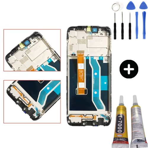 Realme C25s Uyumlu Çıtalı HK Lcd Ekran Dokunmatik + Montaj Seti ürün görseli 1