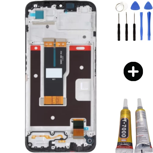 Realme C31 Uyumlu Çıtalı Lcd Ekran Dokunmatik + Montaj Seti ürün görseli 1
