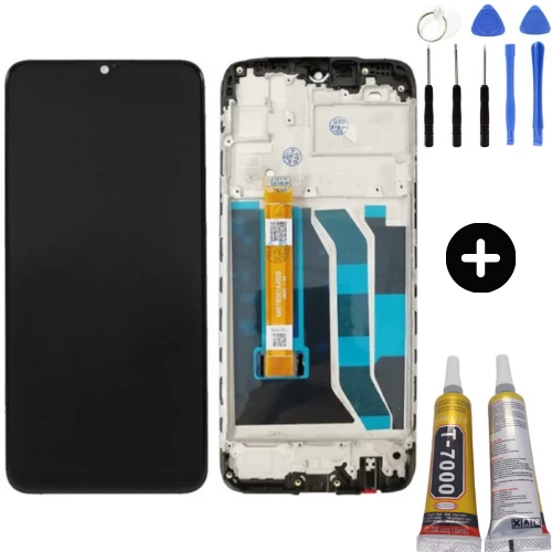Realme C3i Uyumlu Çıtalı A Kalite Lcd Ekran Dokunmatik + Montaj Seti ürün görseli 1