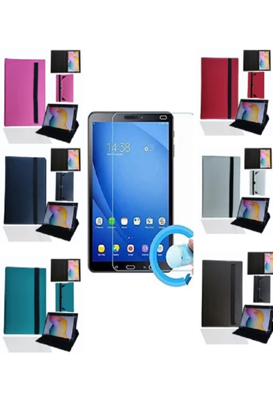 LG G Pad LGV400 - 7"  Tablet Uyumlu Standlı Tablet Kılıfı + Nano Ekran Koruyucu ürün görseli 1