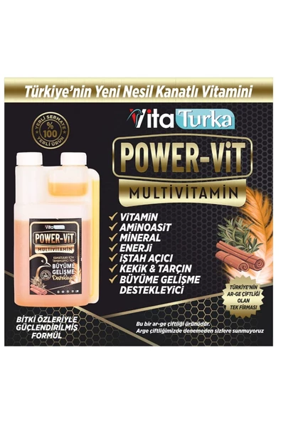 Vita Turka Pover Vit 500 ML - Resim 2