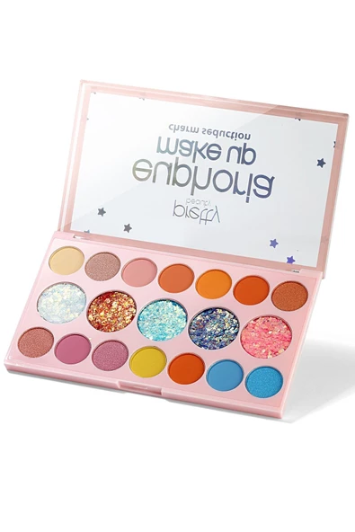 Euphoria Make Up Charm Seduction 19'lu Göz Farı Glitterli Makyaj Paleti ürün görseli 1