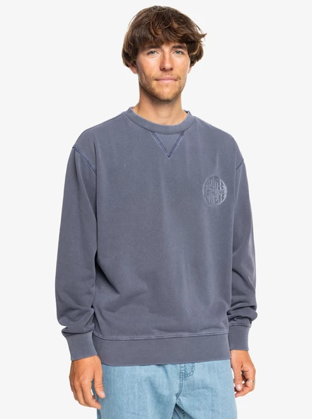 Quiksilver EQYFT04971-BN9 Garment Dye Crew Erkek Sweatshirt ürün görseli 1