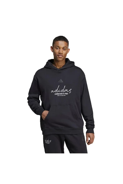 Adidas IW3533 Bl Ft Hd Q3 Erkek Sweatshirt ürün görseli 1