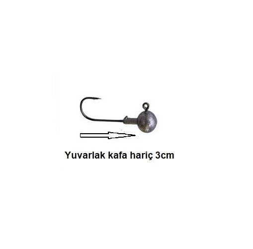 Captain 6435 Jig Head Zoka 2/0 İğneli 10gr (4 adet) ürün görseli 1