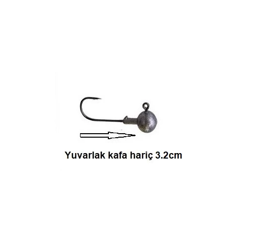 Captain 6435 Jig Head Zoka 3/0 İğneli 14gr (3 adet) ürün görseli 1