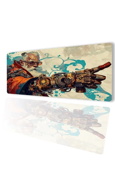 SonicTouch UltraGrand Cyberpunk Kaptan Xxl Klavye Mouse Pad 40x90Cm ürün görseli 1