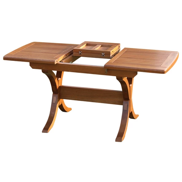 Side Açılır Ahşap Masa 90X160 +40 cm - Ortadan Uzayan Masa ürün görseli 1