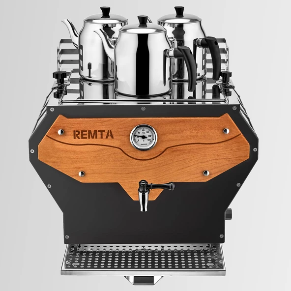 Remta Pro Serisi DE23 Üç Demlikli Jumbo Çay Makinesi 30 LT ( DEMLİK DAHİL ) ürün görseli 1
