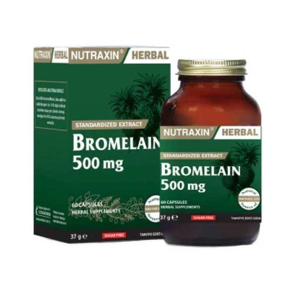 Nutraxin Bromelain 60 Kapsül ürün görseli 1