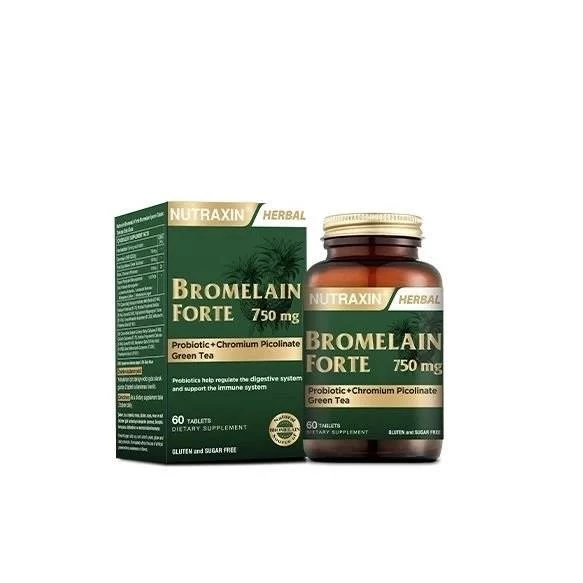Nutraxin Forte Bromelain 60 Tablet ürün görseli 1
