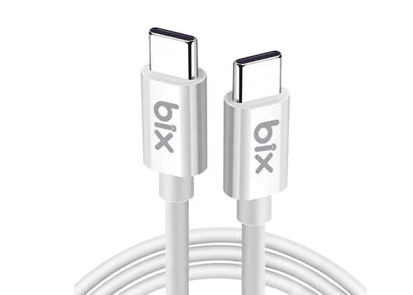 Şarj Kablo Type-C To Type-C 60W 5A Bix BX-UC02C ürün görseli 1