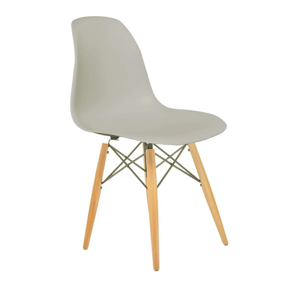 Seduna Eames Sandalye | Natural Ahşap Ayaklı - Resim 8