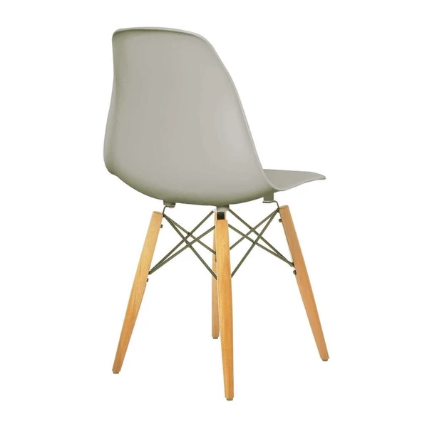 Seduna Eames Sandalye | Natural Ahşap Ayaklı - Resim 10