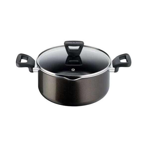 TEFAL TİTANİUM 1X XL DİFÜZYON TABANLI DERİN TENCERE 24CM ürün görseli 1