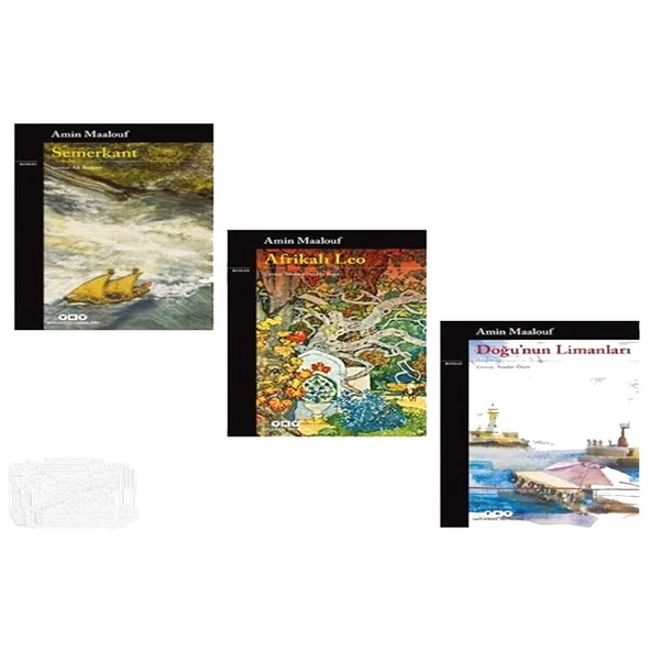 Yapı Kredi Yayınları Amin Maalouf 3 Kitap Set Semerkant Afrikalı Leo Doğunun Limanları ürün görseli 1