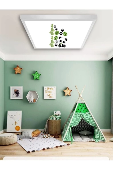 Gökyüzü Panel Genç Odası Avize-60cmx60cm-54watt-led-6500 Kelvin (beyaz)-salon Avize Modelleri Trendyol-tekli Avize ürün görseli 1