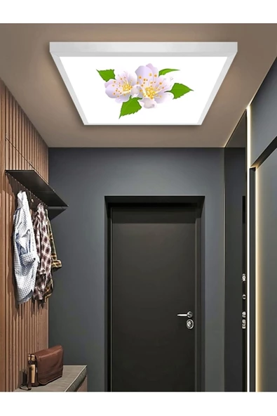 Gökyüzü Panel Koridor Avize-60x60-54w-led-armatür-koridor-aydınlatma-desenli-panel-koridor-led-lamba-ışık Tavan ürün görseli 1