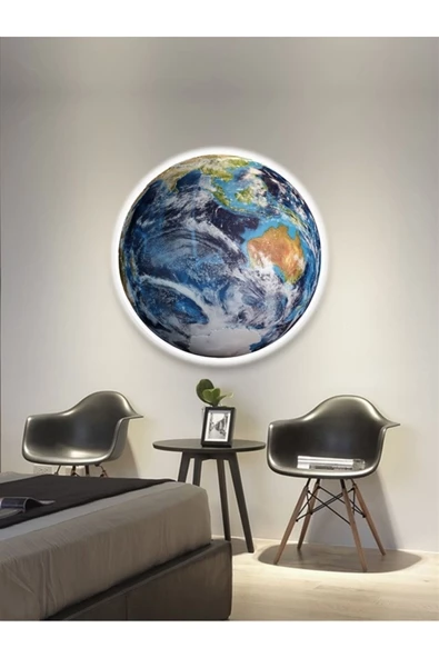 Gökyüzü Panel World, Lux Led Aplik, 30cm Çap Led 25watt, Modern, Duvar Aplik, Led,yatak Odası Aplik,trendyol Aplik ürün görseli 1