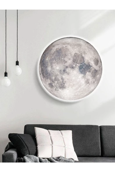 Gökyüzü Panel Yeni-trend Ürün Moon Led Aplik,30cm ürün görseli 1