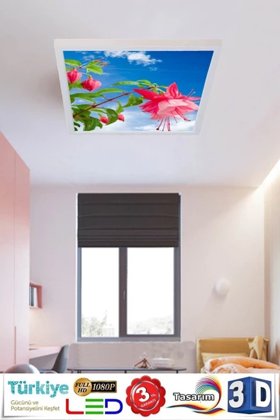 Gökyüzü Panel 60cm X 60cm Led Gökyüzü Tavan Avize 54w -yeni Nesil Avize ürün görseli 1