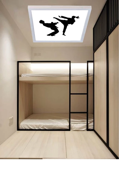 Gökyüzü Panel Judo Led Aydınlatma - 54w Tavana Model Hd Avize- 60x60 - Beyaz Işık ürün görseli 1
