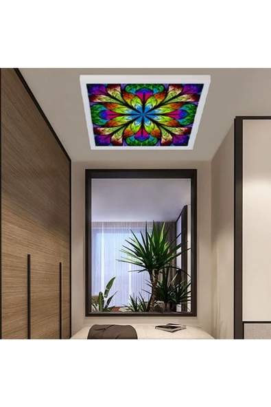 Gökyüzü Panel Koridor 54watt-60x60 -led Avize- Yeni Model Aydınlatma- Kare Tavana Yapışık-kolay Montaj Avize ürün görseli 1