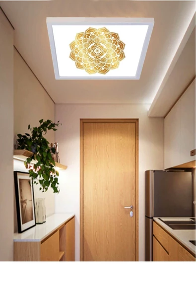 Gökyüzü Panel Nihan-salon Led Aydınlatma Avize- 54w Yeni Tasarım 60x60 -beyaz Işık-tavan Lambası ürün görseli 1