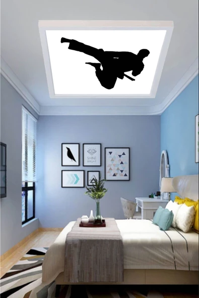 Gökyüzü Panel Yeni Nesil Karete Kit Tasarım Avize 60cm X 60cm 54w ürün görseli 1