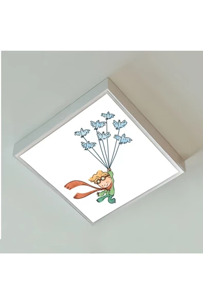 Gökyüzü Panel Parc Çocuk Odası Led Avize-60cmx 60xm-1.5kg Hafif-54w-30m2 Aydınlatma-sıva Üstü Kolay Montaj-pcb Led ürün görseli 1