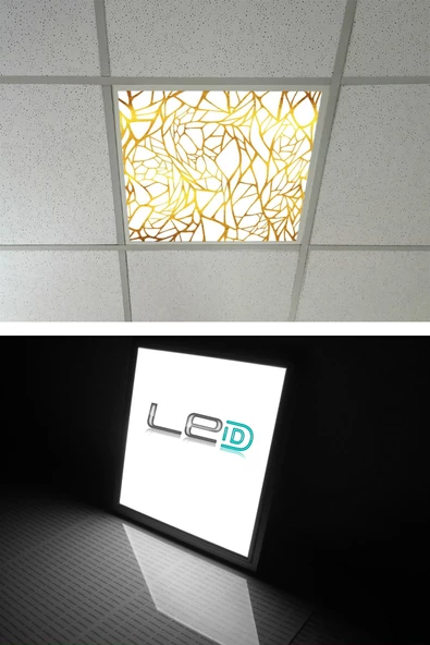 Gökyüzü Panel 60x60 Taş Yünü Asma Tavan Ledi-60cmx60cm Led Armatür-54w-beyaz-led Panel-asma Tavan Led-sıva Altı ürün görseli 1