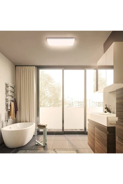 Gökyüzü Panel Banyo Led Avize-25watt-30cm X 30cm, Banyo Avize,avize Modelleri, Avize Modelleri (yeni) ürün görseli 1