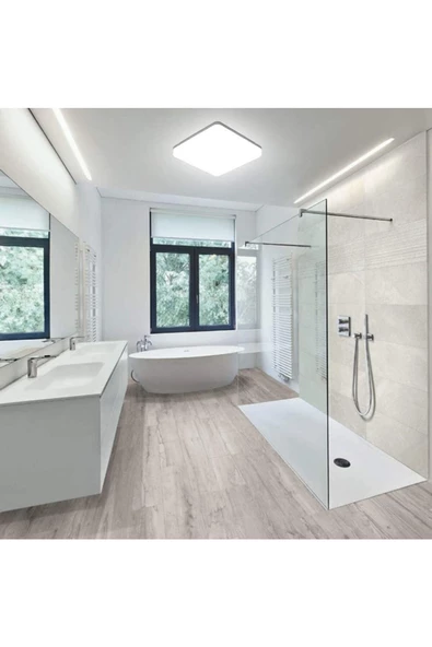 Gökyüzü Panel Lüks-led Avize-25watt-30cm X 30cm, Banyo Avize,avize Modelleri, Avize Modelleri (yeni) ürün görseli 1
