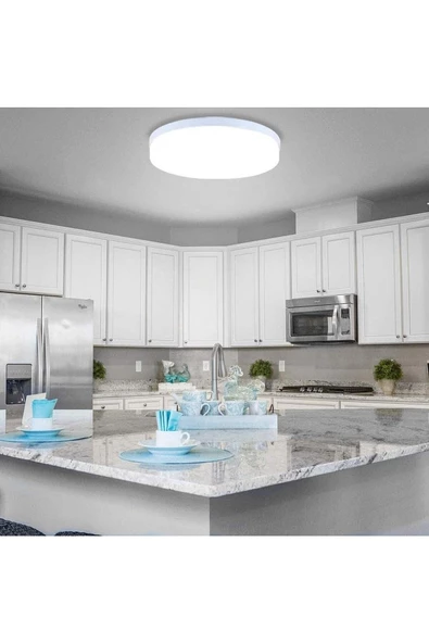 Gökyüzü Panel Mutfak Lüks Yuvarlak Avize 25watt-30cm X 30cm Lüks Led Aydınlatma, Lüks Yuvarlak Mutfak Avize ürün görseli 1