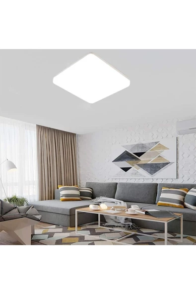 Gökyüzü Panel Salon Avize 25watt-30cm X 30cm Lüks Led Aydınlatma, Avize Modelleri, Oturma Odası Avize (yeni) ürün görseli 1