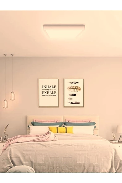 Gökyüzü Panel Sıva Üstü 60cm x60cm Led Panel, Mutfak Avize, 60x60 Led Avize, 54 Watt, Homojen Gün Işığı 4000K ürün görseli 1