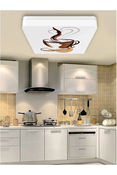Gökyüzü Panel Lüks Mutfak Aydınlatma 25watt-30cm X 30cm Mutfak Avize Modelleri, Fincan, Lüks Led Aydınlatma ürün görseli 1