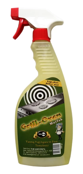 SSKA Sprey Mutfak Fırın ve Izgara Temizleyici / Yanmış Yağ Sökücü Çözücü / 650 Ml. ürün görseli 1